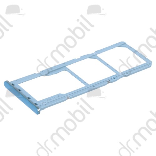 SIM tálca / tartó Samsung Galaxy A51 (SM-A515F) DUAL sim és memóriakártya tartó kék GH98-45036C